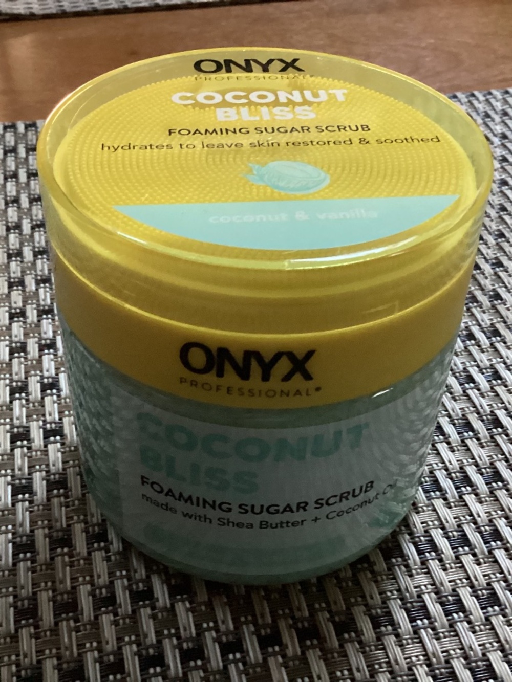 Onyx Professional Coconut Bliss Foaming Sugar Scrub New/Sealed